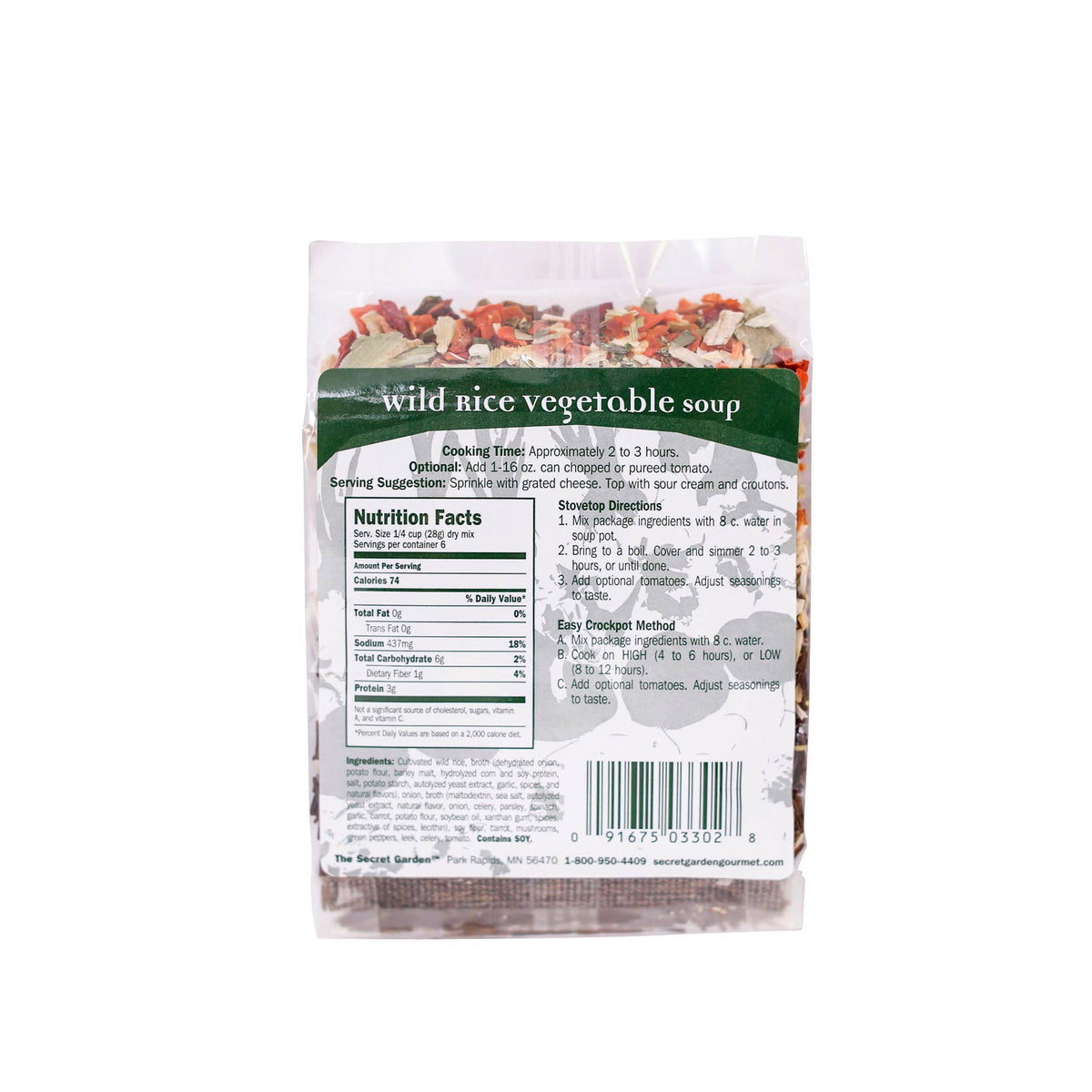 Vegetable Wild Rice Soup