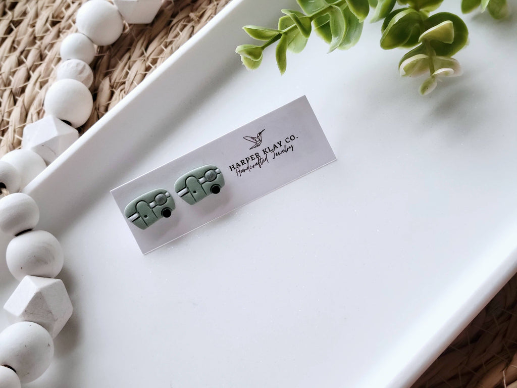 The Camper Studs- Polymer Clay Stud Earrings