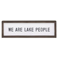 Face to Face Wood Sign - Lake People