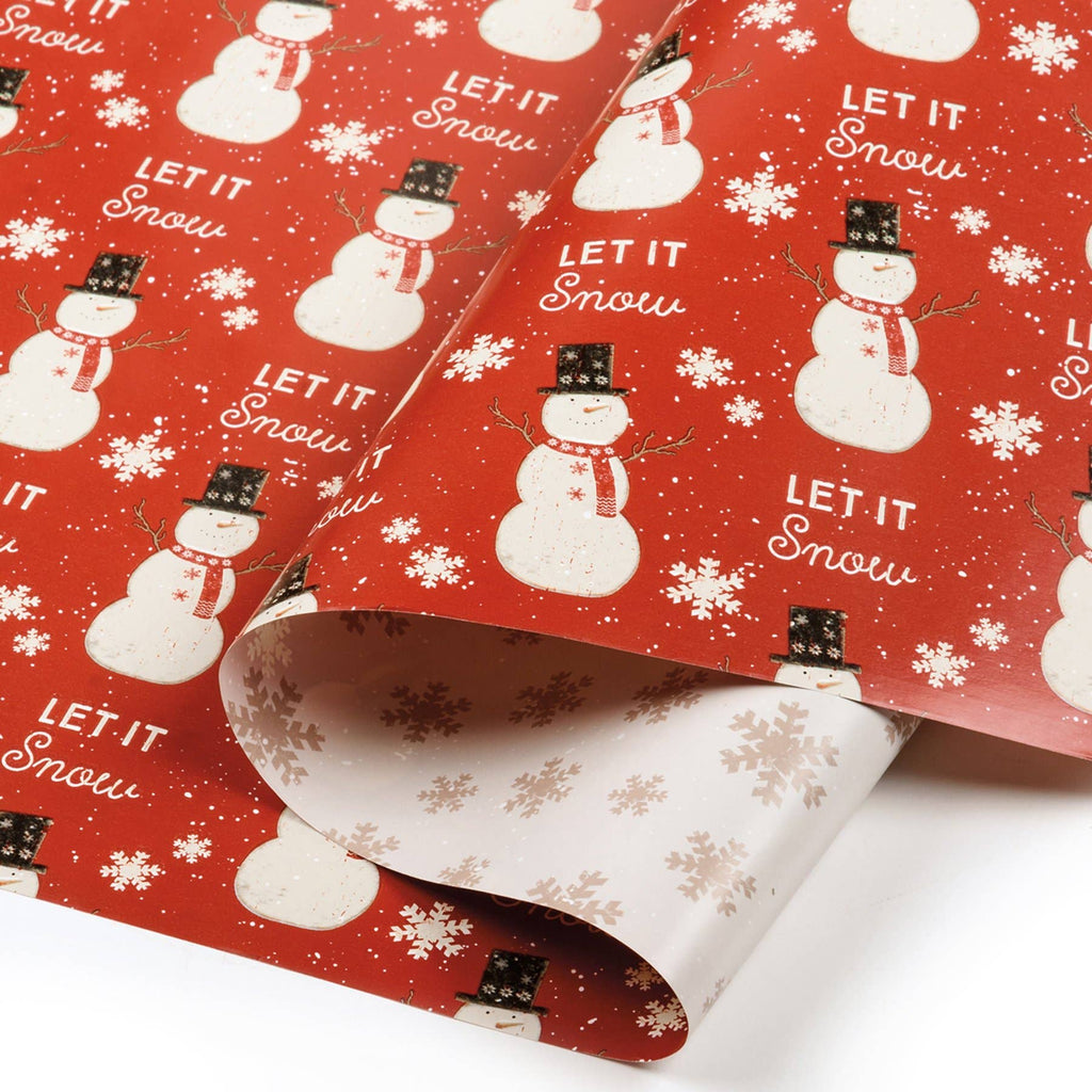 Snowman Gift Wrap